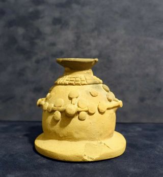 Authentic Ancient Rare Pre Columbian Equador 500 Ce Jamacoaque Pottery Vase