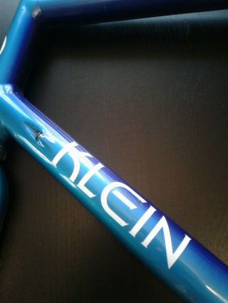 Klein Quantum Race Frame 60cm Blue RARE VINTAGE Aluminum Road Bike 11