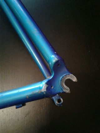 Klein Quantum Race Frame 60cm Blue RARE VINTAGE Aluminum Road Bike 8