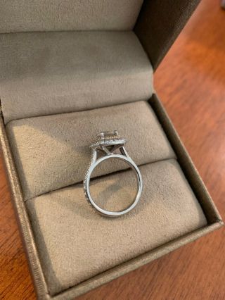 GIA Certified diamond engagement ring Rose Gold Halo CUSTOM wedding vintage 6