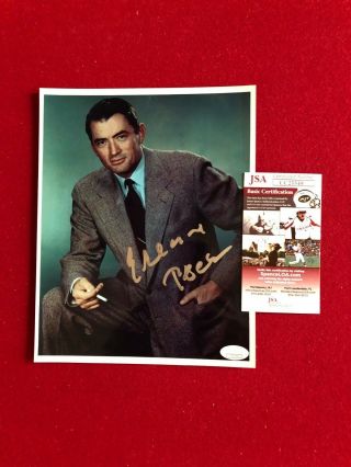 Gregory Peck,  " Autographed " (jsa) 8 " X 10 " Photo (vintage)