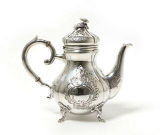 Sterling Silver coffee pot.  Denmark,  workshop Anton Dragsted 2