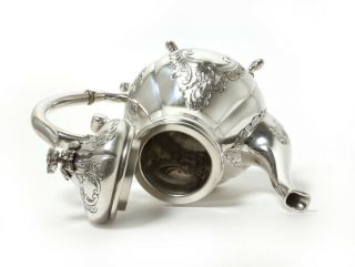 Sterling Silver coffee pot.  Denmark,  workshop Anton Dragsted 4