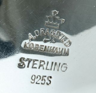 Sterling Silver coffee pot.  Denmark,  workshop Anton Dragsted 6
