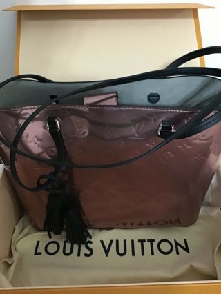 Louis Vuitton Long Beach Pm Nwt,  Rose Cuivre Vernis Tote Extremely Rare