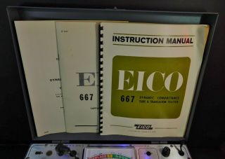 Vintage EICO 667 Dynamic Conductance Tube and Transistor Tester 6