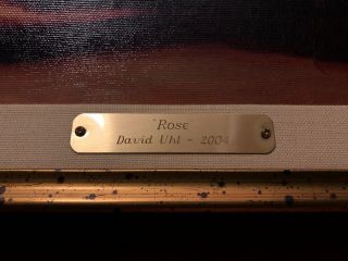 David Uhl “ROSE” RARE Artist Proof AP 9/15 HD Knucklehead Giclée Canvas 3
