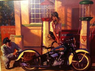 David Uhl “ROSE” RARE Artist Proof AP 9/15 HD Knucklehead Giclée Canvas 8