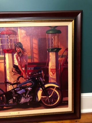 David Uhl “ROSE” RARE Artist Proof AP 9/15 HD Knucklehead Giclée Canvas 9