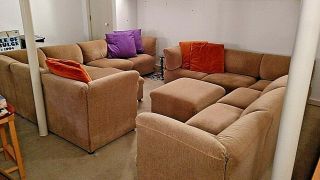 Vintage Sectional Couch By Mario Bellini Wool - Listing Ending July 14