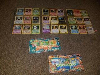Binder Of Vintage Pokemon Cards (1999 - 2002) Holos,  1st Eds,  Trop Islands,