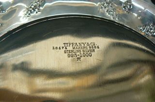 Tiffany & Co.  Sterling Silver 925/1000 Console Centerpiece Bowl 42.  83 Troy oz. 9