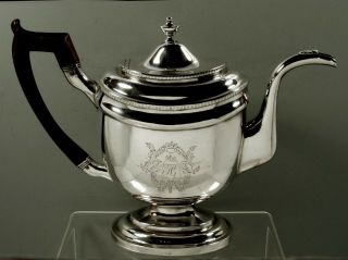 George W.  Riggs Silver Coffee Pot C1810 Federal