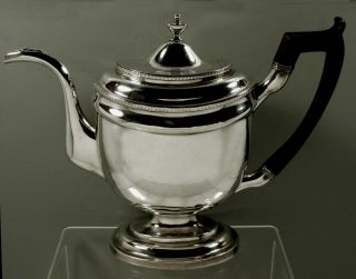 George W.  Riggs Silver Coffee Pot c1810 Federal 2