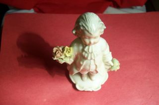 ANTIQUE KARL ENS VOLKSTEDT GERMAN VICTORIAN PORCELAIN FIGURINE,  L - B538 5