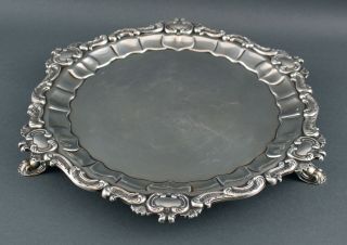 Antique Gorham American Sterling Silver Footed Salver Footed Tray,  Nr