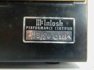 McIntosh MC - 240 Vintage Stereo Power Amplifier Tubes SN 46G15 5