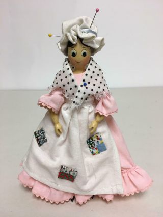 Vintage 1974 Sherman Smith 6 " Peg Wooden Doll Racketty Packetty