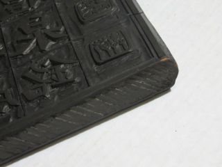 Antique Chinese Wood Carved Calligraphy Printing Block 9
