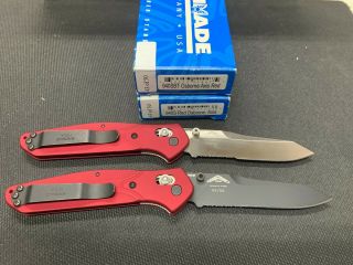 Benchmade 940s And 940sbt Osborne Red Limited 43/50 - Very Rare 940