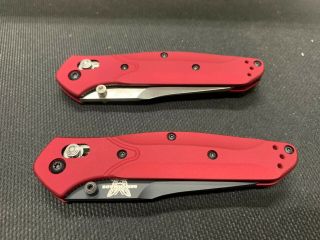Benchmade 940S and 940SBT Osborne Red Limited 43/50 - Very Rare 940 8