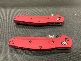 Benchmade 940S and 940SBT Osborne Red Limited 43/50 - Very Rare 940 9