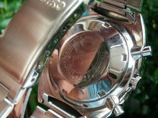 Sei ko Pepsi Chronograph Automatic cal.  6139 - 6002 men ' s watch vintage Japan made 11