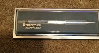 , Old Stock,  Vintage Silver Rare Staedtler Pen 477 - 25
