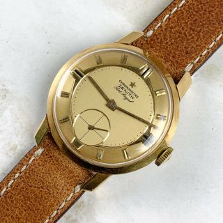 Vintage Zenith Port Royal Chronometre Wristwatch 18kt gold VERY RARE NR 2