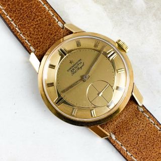 Vintage Zenith Port Royal Chronometre Wristwatch 18kt gold VERY RARE NR 3