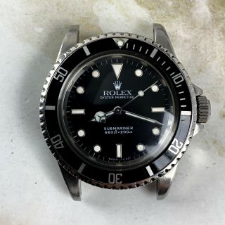Vintage Rolex Submariner Dive Wristwatch Ref.  5513 For Parts/repair/project Nr