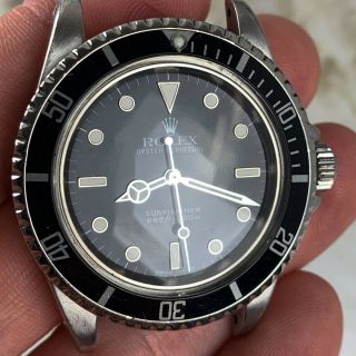 Vintage Rolex Submariner Dive Wristwatch Ref.  5513 FOR PARTS/REPAIR/PROJECT NR 4