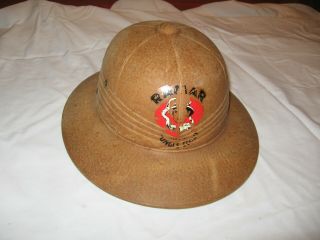 1950s Ramar Of The Jungle Safari Official Jungle Scout Hat
