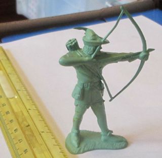 Vintage MARX ROBIN HOOD Green play set Figure VG 1950 ' s 2