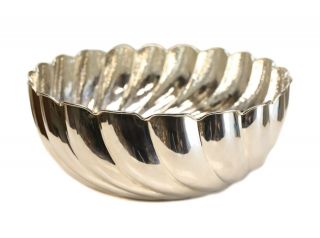 Tiffany Italian Sterling Silver Large Modernist Centerpiece Bowl,  C1970
