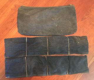 Vintage 1930 - 40’s Talon Zipper Inc Government Stock Denim Bag Repair Kit 3