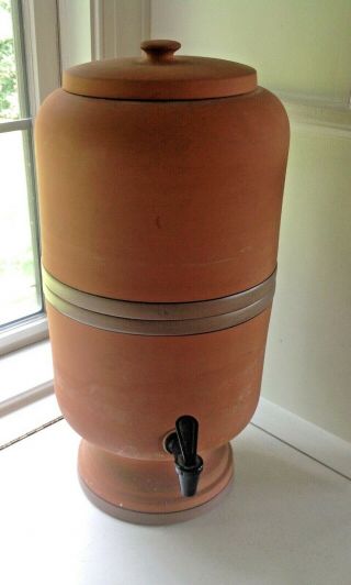 Vintage Terra - Cotta Water Dispenser Purification