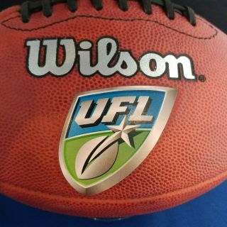 Vintage RARE Wilson 2009–2012 UFL United Football League Made in U.  S.  A Football 7