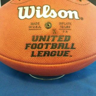 Vintage RARE Wilson 2009–2012 UFL United Football League Made in U.  S.  A Football 8