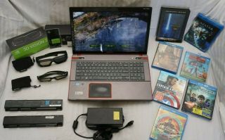 Rare Toshiba Qosmio x875 - Q7390 3D Gaming Laptop 17.  3 