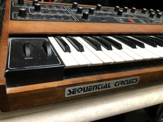 Rare Sequential Circuits Prophet - 5 Keyboard Synth No MIDI with Case 3