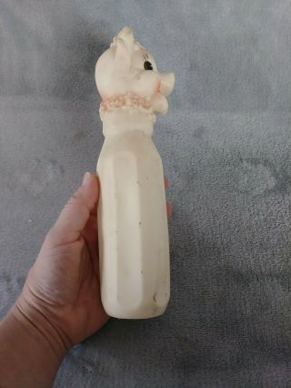 DREAMLAND CREATIONS Baby Bottle Squeeze Toy w/ ELSIE type Cow Head MOOOO 4