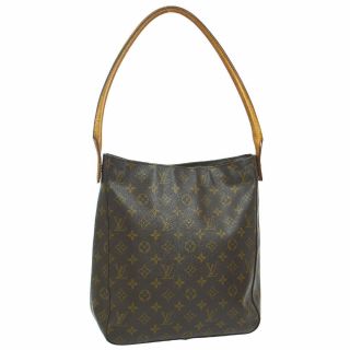 Authentic Louis Vuitton Looping Gm Shoulder Bag Monogram M51145 Vintage A44580