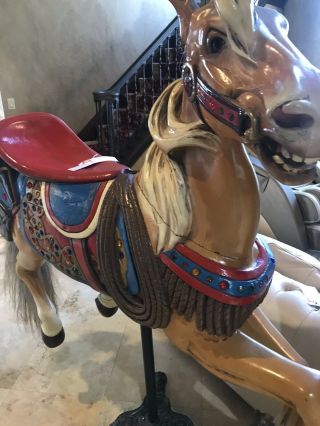 Vintage Full Size Carousel Horse 2