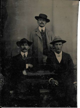 Rare Tintype Believed To Be Wyatt Earp And Doc Holliday,  O.  K.  Corral,  Old West