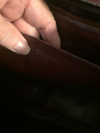 Authentic Chanel Vintage Jumbo Black Flap Bag. 11