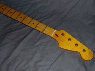 Relic J Bass Fender Lic Maple Neck Will Fit Jazz Or Precision Vintage Usa Body