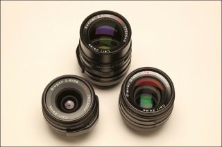 Contax G2 Black 35mm Film RARE BLACK Camera - 21mm,  28mm,  45mm,  90mm Lenses, 2
