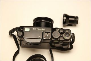 Contax G2 Black 35mm Film RARE BLACK Camera - 21mm,  28mm,  45mm,  90mm Lenses, 7