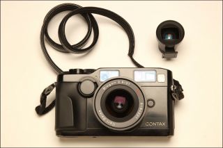 Contax G2 Black 35mm Film RARE BLACK Camera - 21mm,  28mm,  45mm,  90mm Lenses, 8
